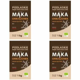 4 x Mąka Orkiszowa Razowa Bio 1 kg TYP 2000 - BioLife
