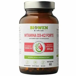 Witamina D3+K2 Forte 60 Kapsułek - Biowen