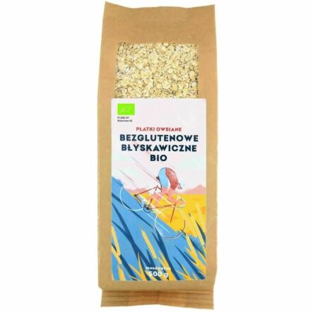 Płatki Owsiane Błyskawiczne Bezglutenowe Bio 500 g - Simpatiko