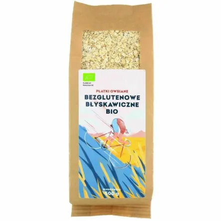 Płatki Owsiane Błyskawiczne Bezglutenowe Bio 500 g - Simpatiko