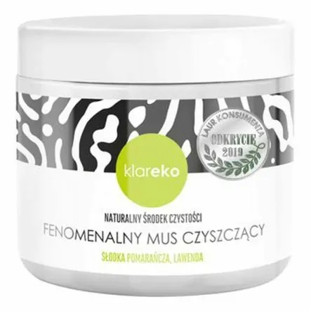 Fenomenalny Mus Czyszczący Słodka Pomarańcza i Lawenda 550 g - KLAREKO