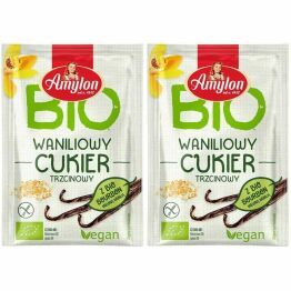 2 x Cukier Waniliowy Trzcinowy Bio 8 g - Amylon