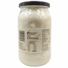 Olej Kokosowy Bezzapachowy Rafinowany 900 ml - Naturalnie Zdrowe