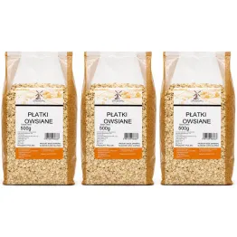 3 x Płatki Owsiane 500 g - Młyn Kopytowa