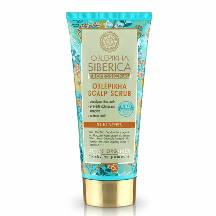 Scrub do Skóry Głowy Oczyszczający Rokitnikowy 200 ml - Siberica