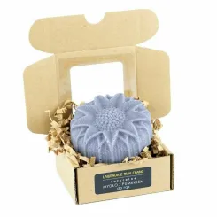 Mydło z Pumeksem i Marokańską Glinką do Rąk LAWENDA Z MAY CHANG 100 g - Miodowa Mydlarnia