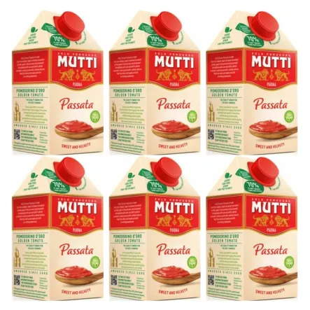 6 x Passata Pomidorowa Tetra Pak 500 g - MUTTI