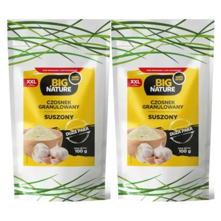 2 x Czosnek Granulowany Suszony 100 g - Big Nature