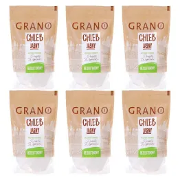 6 x Chleb Jasny Bezglutenowy Mieszanka Piekarnicza 500 g - Grano