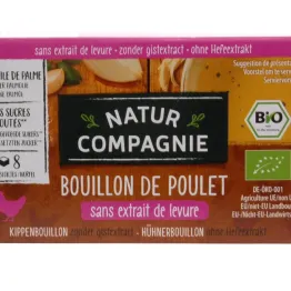 Bulion Kostki Drobiowe Bez Dodatku Cukrów Bio 80 g - Natur Compagnie 