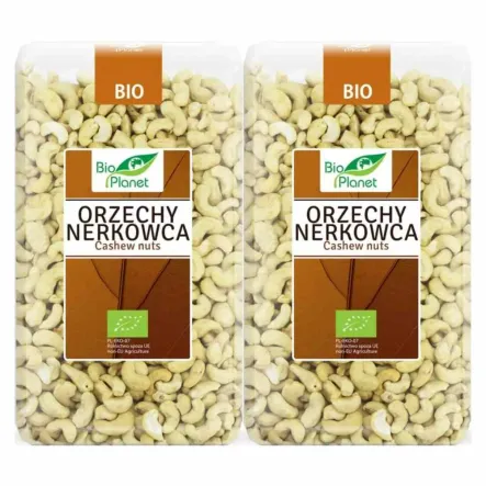 2 x Orzechy Nerkowca Bio 1 kg - Bio Planet - Nerkowce Całe