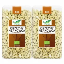 2 x Orzechy Nerkowca Bio 1 kg - Bio Planet - Nerkowce Całe
