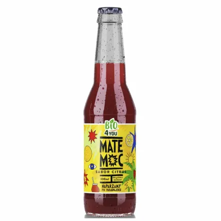 Napój Yerba Mate Sabor Citrus Bio 330 ml Mate Moc - Przecena Krótka Data Minimalnej Trwałości