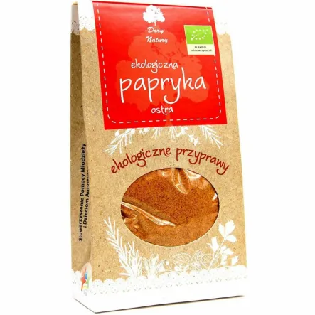 Papryka Ostra Eko 90 g - Dary Natury