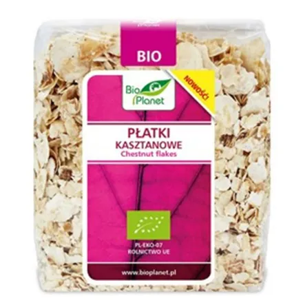 Płatki Kasztanowe Bio 300 g - Bio Planet - Przecena Krótka Data Minimalnej Trwałości