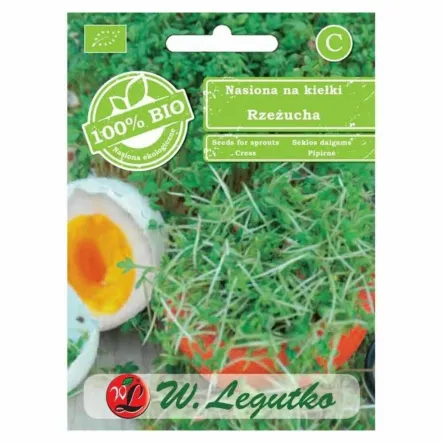 Nasiona Na Kiełki RZEŻUCHA BIO 30 g - Legutko