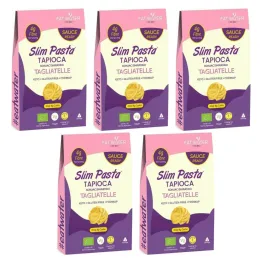 5 x Makaron z Tapioki i Konjac Tagliatelle Bezglutenowy Bio 200 g - SLIM PASTA