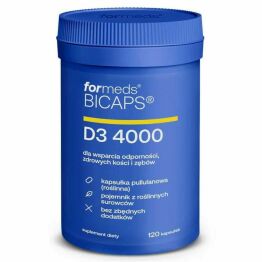 Bicaps Witamina D3 4000 120 Kapsułek - Formeds