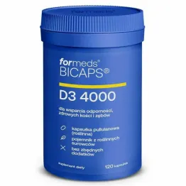 Bicaps Witamina D3 4000 120 Kapsułek - Formeds