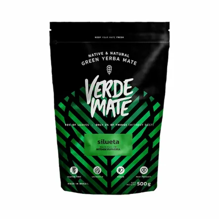 Yerba Verde Mate Green Silueta 500 g - Venusti