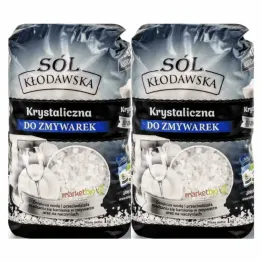 2 x Sól Kłodawska Krystaliczna do Zmywarki 1 kg - Kopalnia Soli Kłodawa