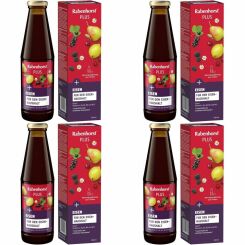 Zestaw 4 x Napój Owocowo-Ziołowy z Żelazem i Witaminami 450 ml (poprzednia nazwa Bogactwo Żelaza Plus Witaminy) - Rabenhorst