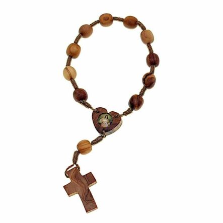 Dziesiątka Różańca z Drzewa Oliwnego Serce MB-JUT