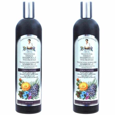 2 x Szampon  No 1 Na Cedrowym Propolisie Wzmacniający 550 ml - Agafji