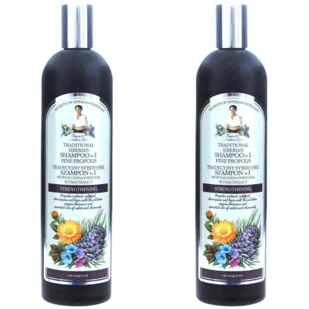 2 x Szampon  No 1 Na Cedrowym Propolisie Wzmacniający 550 ml - Agafji
