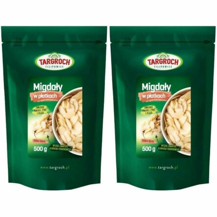 2 x Migdały Płatki 500 g - Targroch