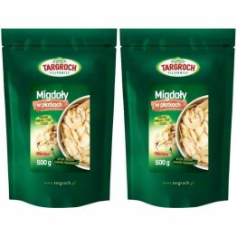 2 x Migdały Płatki 500 g - Targroch