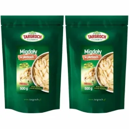 2 x Migdały Płatki 500 g - Targroch
