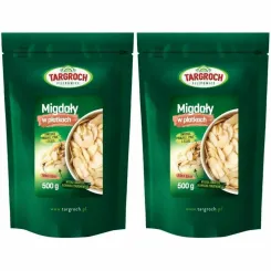 2 x Migdały Płatki 500 g - Targroch