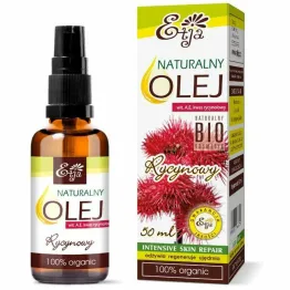 Olej Rycynowy Kosmetyczny Zimnotłoczony Nierafinowany Bio 50 ml - Etja