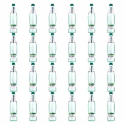 24 x Naturalna Woda Mineralna Naturalnie Wysoko Nasycona CO2 Wysoko Zmineralizowana Butelka Szklana  500 ml - Borjomi