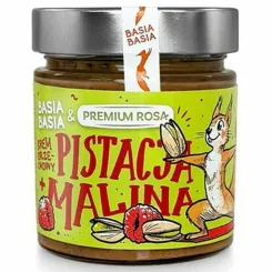 Krem Orzechowy z Pistacjami i Malinami 195 g - Basia Basia