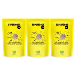 3 x Kakao Sproszkowane Surowe Nieodtłuszczone Bio 400 g - Bio Planet