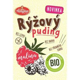 Budyń Ryżowy Malinowy Bezglutenowy Bio 40 g - Amylon
