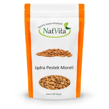 Jądra Pestek Moreli 500 g Natvita