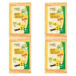 Zestaw 4 x Budyń o Smaku Waniliowym z Wanilią Bourbon Bio 38 g - Vitally Food
