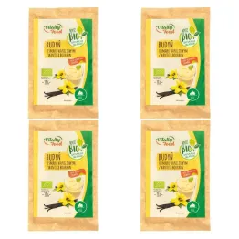 Zestaw 4 x Budyń o Smaku Waniliowym z Wanilią Bourbon Bio 38 g - Vitally Food