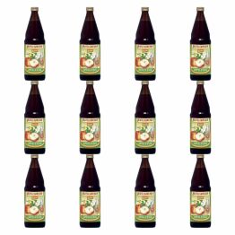12 x Niepasteryzowany Ocet Jabłkowy Niefiltrowany Bio 750 ml Demeter