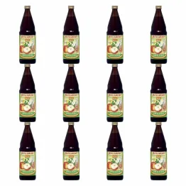 12 x Niepasteryzowany Ocet Jabłkowy Niefiltrowany Bio 750 ml Demeter