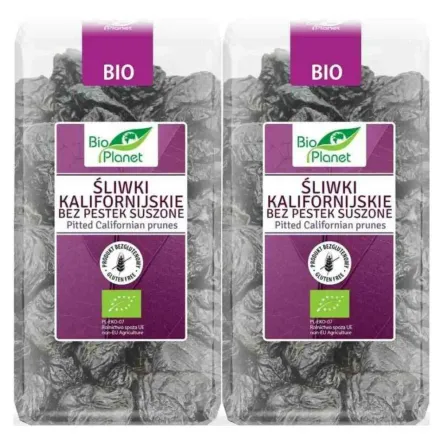 2 x Śliwki Kalifornijskie Bez Pestek Bio 400 g - Bio Planet