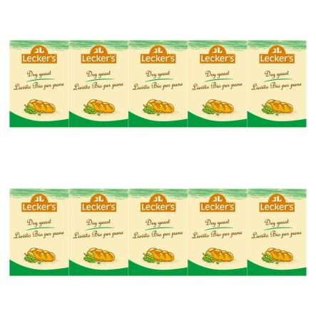 10 x Drożdże Suche Bio 9 g - Lecker's