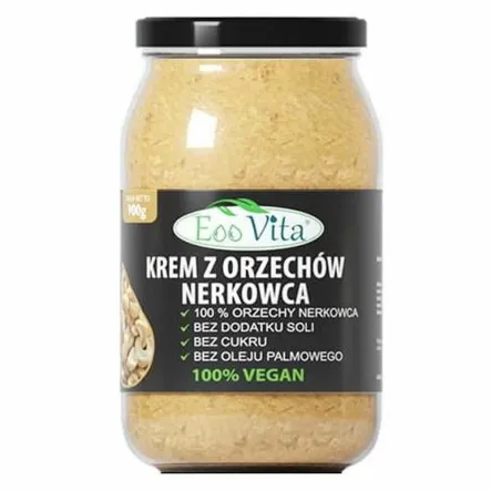 Krem z Orzechów Nerkowca 100% 900 g - EOOVITA