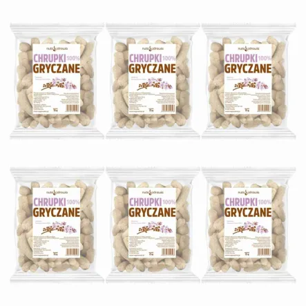 Zestaw 6 x Chrupki Gryczane 75 g Nuta zdrowia