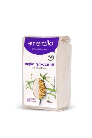 Mąka Gryczana Bezglutenowa 500g- Amarello