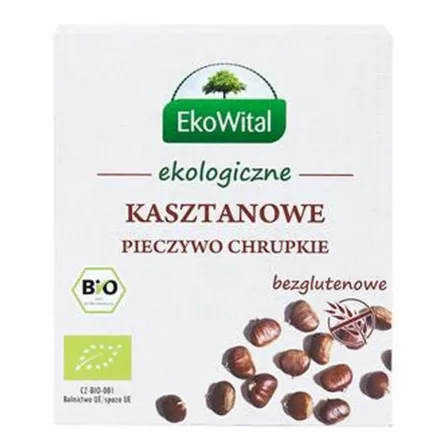 Pieczywo Chrupkie Kasztanowe Bezglutenowe Bio 100 g - EkoWital