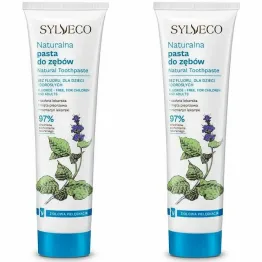2 x Naturalna Pasta do Zębów Bez Fluoru 100 g - Sylveco